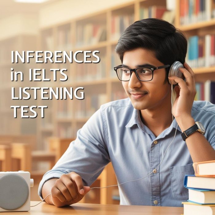 indian student imageTITLE Inferences in IELTS Listening Test