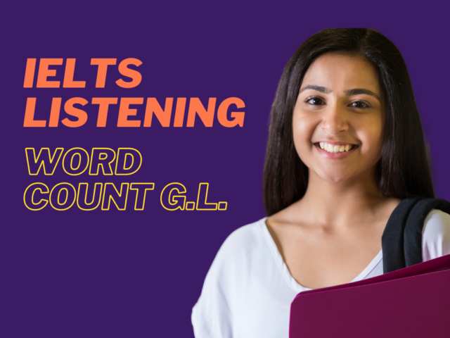 ielts listening adhere to word count