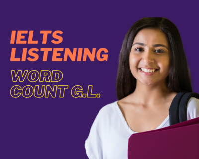 ielts listening adhere to word count