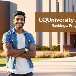 real indian student image with title CQUniversity Australia_ Rankings, Programs & Fees___