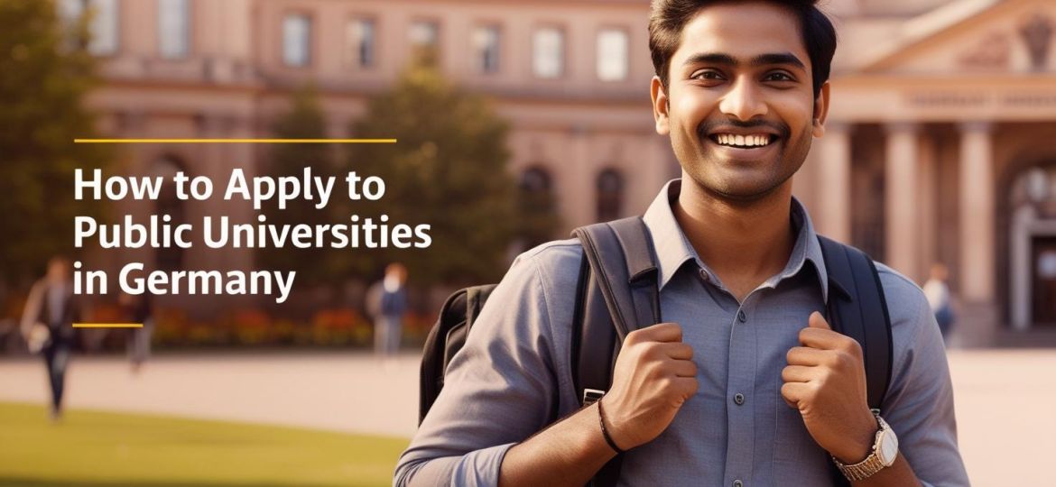 real indian student image with title How to Apply to Public Universities in Germany____
