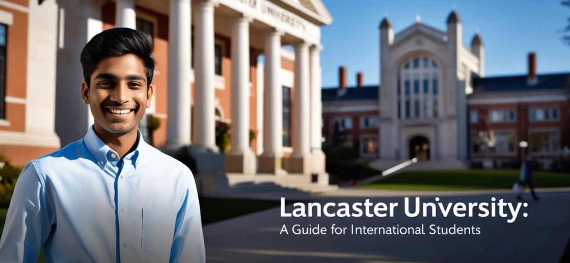 real indian student image with title Lancaster University_ A Guide for International Students__
