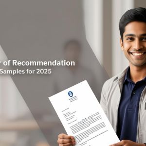 real indian student image with title Letter of Recommendation (LOR) Samples for 2025__