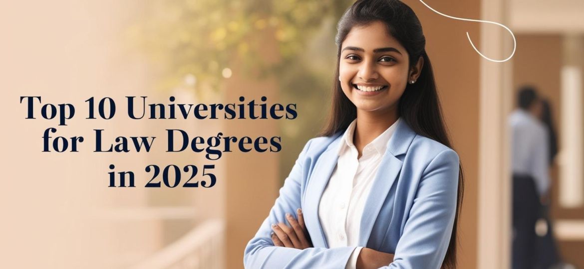 real indian student image with title Top 10 Universities for Law Degrees in 2025____________
