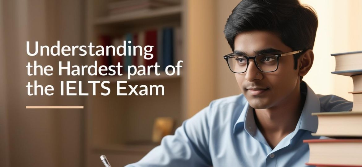 real indian student image with title Understanding the Hardest Part of the IELTS Exam________ ____