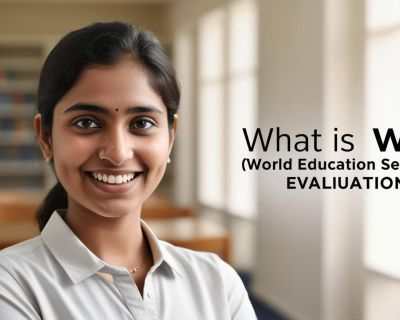 real indian student image with title What is WES (World Education Services) Evaluation_______