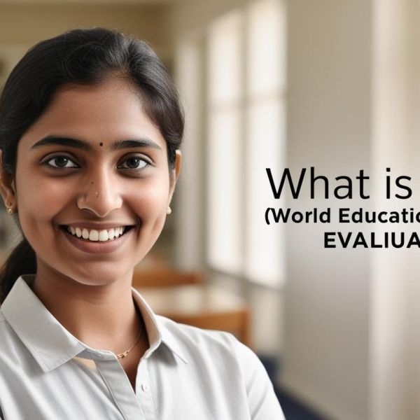 real indian student image with title What is WES (World Education Services) Evaluation_______