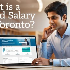 real indian student image with title What is a Good Salary in Toronto_______