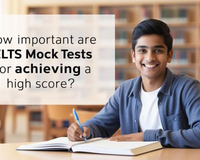 real indian student image with write title How Important Are IELTS Mock Tests for Achieving a High Score____