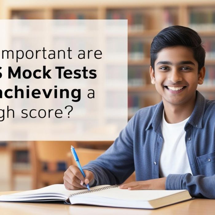 real indian student image with write title How Important Are IELTS Mock Tests for Achieving a High Score____