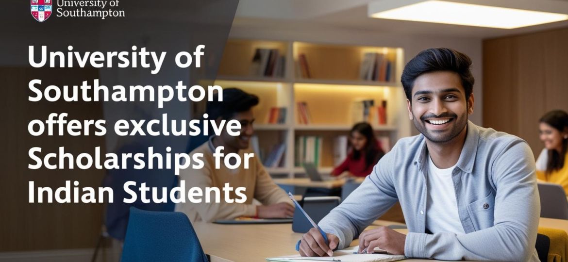 related indian student image with write title University of Southampton Offers Exclusive Scholarships for Indian Students________ (1)