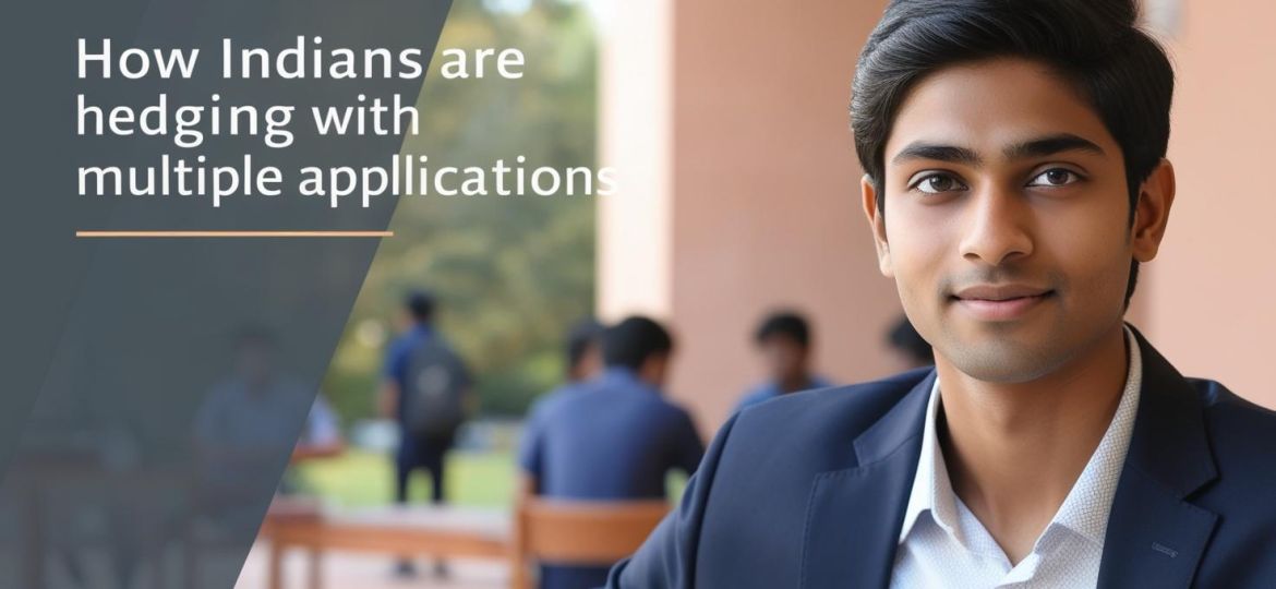 decent indian student with title How Indians Are Hedging with Multiple Applications__________