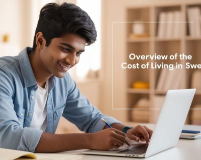 indian student with title Overview of the Cost of Living in Sweden____