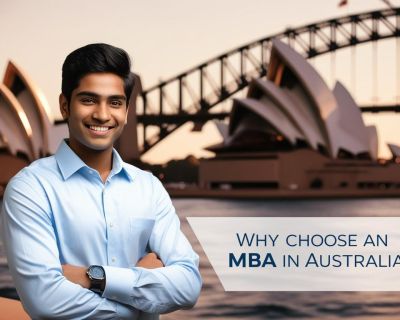 indian student with title Why Choose an MBA in Australia___ (1)