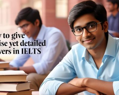 real indian student with title How to Give Precise Yet Detailed Answers in IELTS__