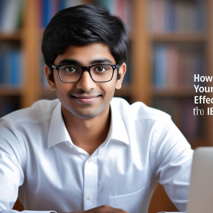 real indian student with title How to Structure Your Responses Effectively for the IELTS Exam____