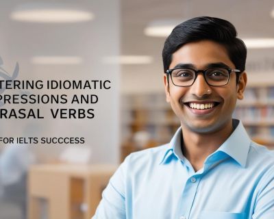 real indian student with title Mastering Idiomatic Expressions and Phrasal Verbs for IELTS Success_________