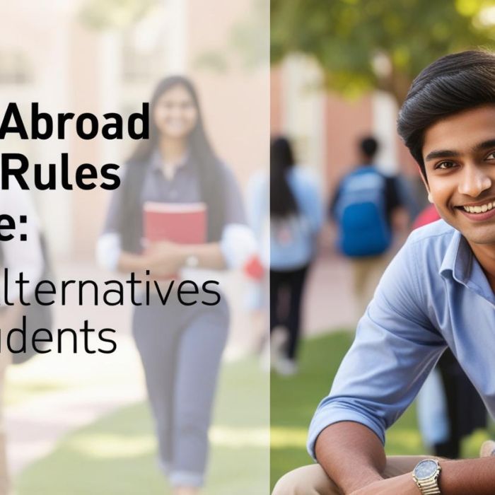 real indian student with title Study Abroad Rules Change_ Best Alternatives for Student______